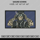Sasuke Uchiha Embroidery File 4 size