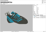 Scarpa Shoe V1 Embroidery File 6 sizes
