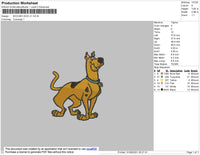 Scooby Doo V1 Embroidery File 4 size