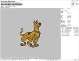 Scooby Doo V1 Embroidery File 4 size