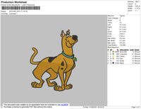 Scooby Doo V1 Embroidery File 4 size