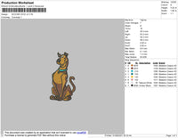 Scooby Doo V2 Embroidery File 4 size