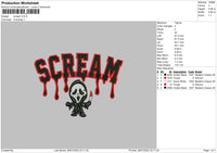 Nike Scream Embroidery File 4 Sizes