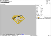 S Dragon Embroidery File 5 size
