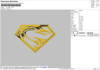 S Dragon Embroidery File 5 size