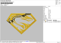 S Dragon Embroidery File 5 size