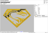 S Dragon Embroidery File 5 size