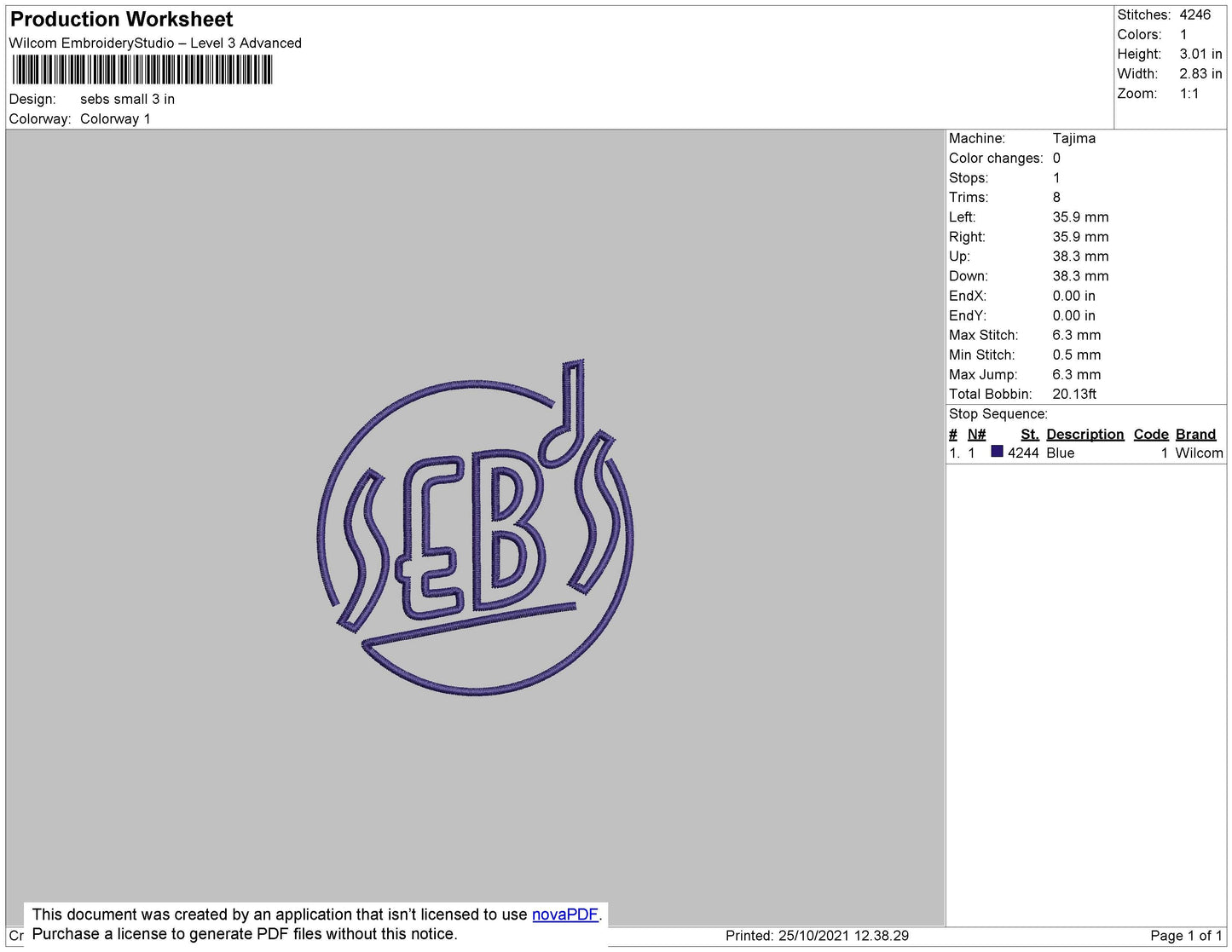 Sebs Small Embroidery File 4 size