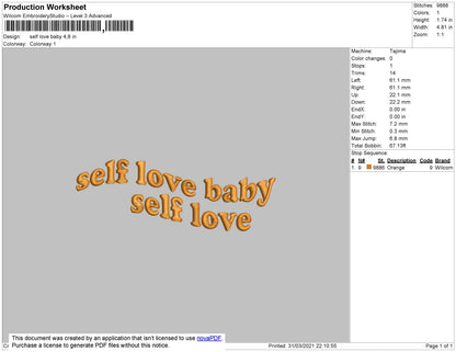 Self love baby v1