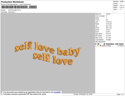 Self love baby v1