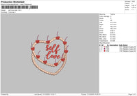 Self Cake Embroidery File 6 sizes