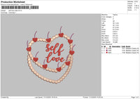 Self Cake Embroidery File 6 sizes