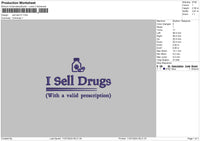 Sell Text 01 Embroidery File 6 sizes
