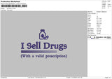 Sell Text 01 Embroidery File 6 sizes