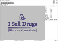 Sell Text 01 Embroidery File 6 sizes