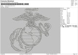 Samper Fidelis Outline Embroidery File 6 sizes
