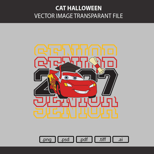 Senior Mc Queen transparant vector image Printable file