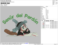 Senor Embroidery File 4 size