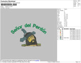 Senor V2 Embroidery File 4 size
