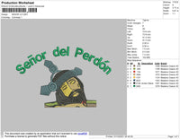 Senor V2 Embroidery File 4 size