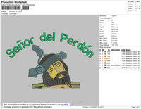 Senor V2 Embroidery File 4 size