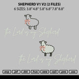 Shepherd V1 V2 Embroidery 2 Files