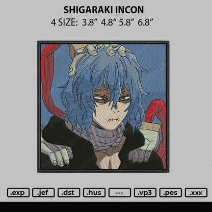 Shigakari Embroidery File 4 size
