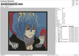 Shigakari Embroidery File 4 size