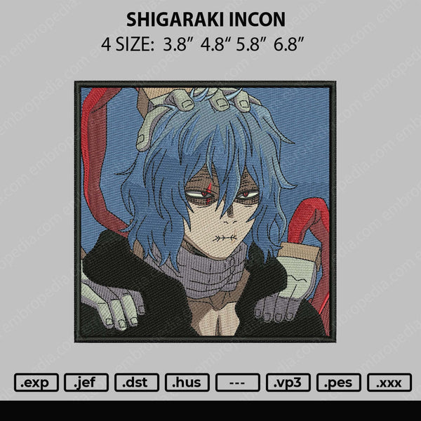 Shigakari Embroidery File 4 size