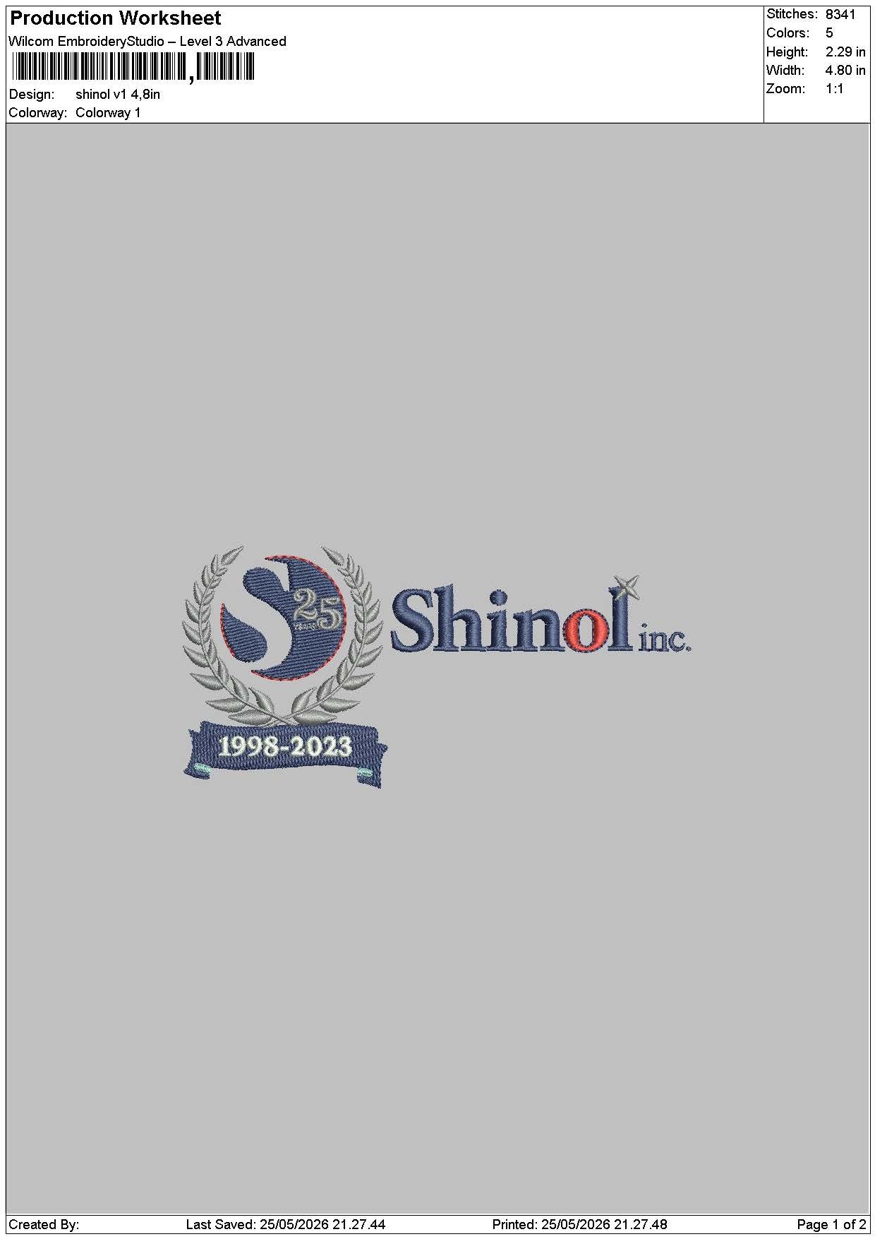 Shinoltext Embroidery Machine Design 2 Files