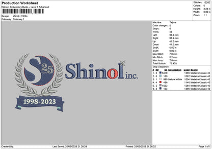 Shinoltext Embroidery Machine Design 2 Files