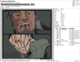 Shikamaru Double Rectangle Embroidery File 4 size