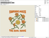 Sunshine Makes Embroidery File 4 size
