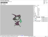 Shock Embroidery File 4 size
