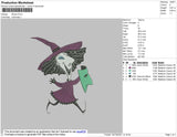 Shock Embroidery File 4 size