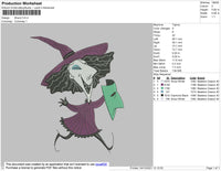Shock Embroidery File 4 size