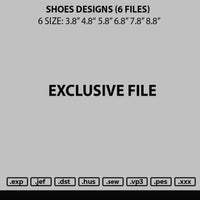 Shoes Designs Embroidery 6 Files