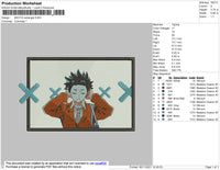 Shoya Rectangle Embroidery File 4 size