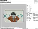 Shoya Rectangle Embroidery File 4 size
