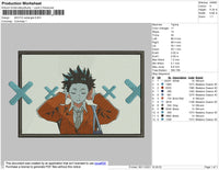 Shoya Rectangle Embroidery File 4 size
