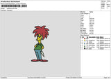 Simpson 0210 Embroidery File 6 sizes