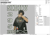 Sidhu 1303 Embroidery File 6 sizes