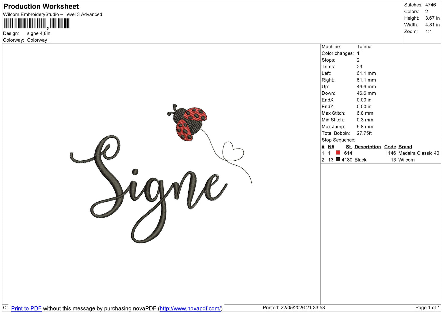 ALL NAMES Embroidery File 6 size