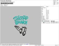 Silenzio Embroidery File 4 size