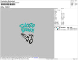 Silenzio Embroidery File 4 size