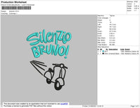 Silenzio Embroidery File 4 size