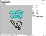 Silenzio Embroidery File 4 size