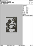 Silhouette 0409 Embroidery File 6 sizes