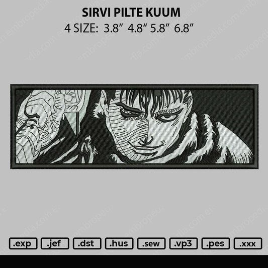 Sirvi Pilte Kuum Embroidery File 4 size