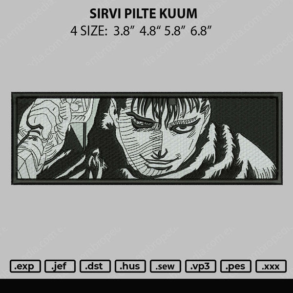 Sirvi Pilte Kuum Embroidery File 4 size